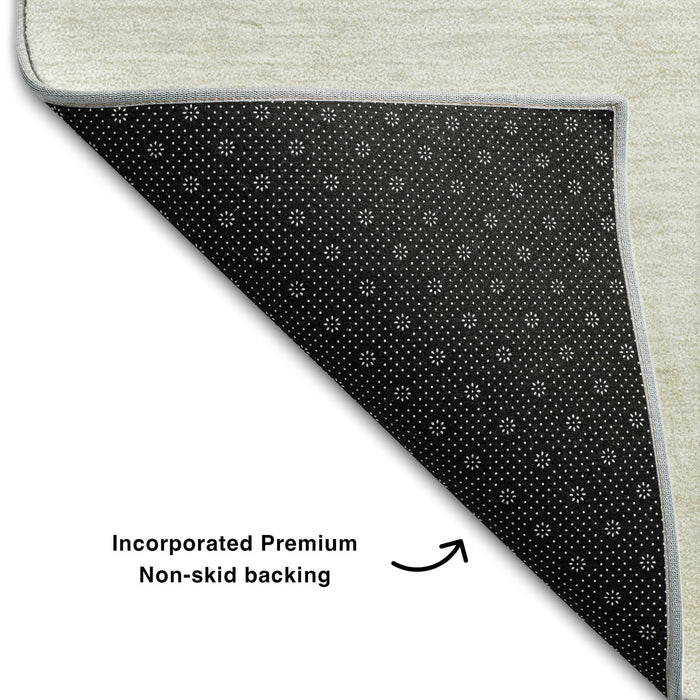 10' X 14' Geometric Washable Area Rug With UV Protection (655842) - Gold / Ivory