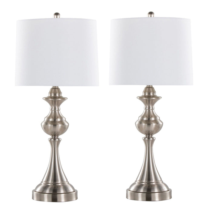 Montgomery - 29" Metal Table Lamp With USB (Set of 2)