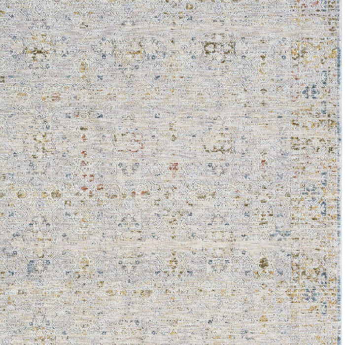 10' x 14' Floral Area Rug - Blue And Ivory