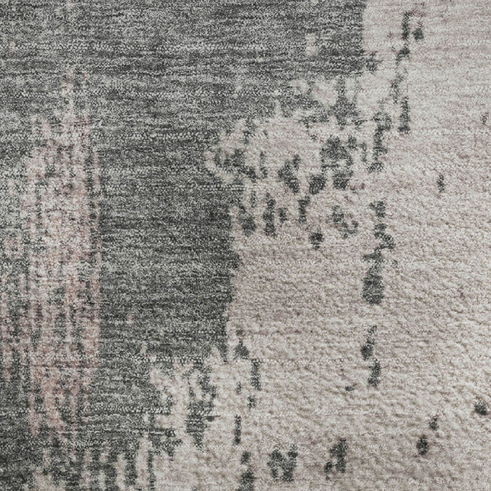 10' X 14' Abstract Washable Area Rug With UV Protection (710382) - Blush / Beige / Sage