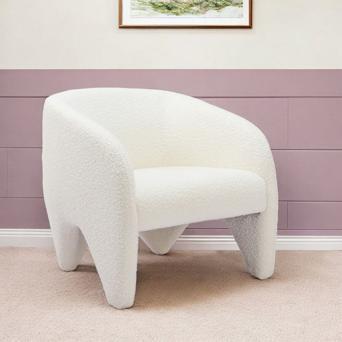 Sherpa Arm Chair - White