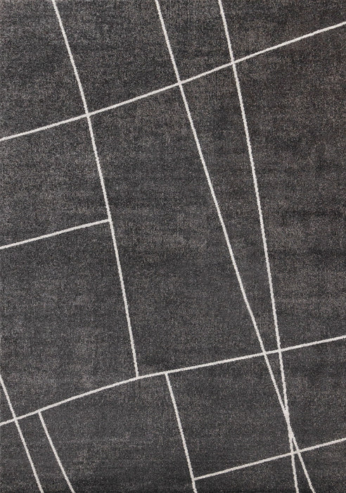8' X 11' Abstract Area Rug (660276) - Gray / White
