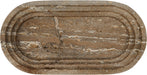 Marble tray by Meridian Furniture, Maximus collection, featuring a sleek, genuine marble surface with polished edges.