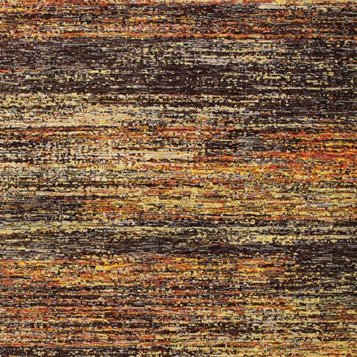 9' x 12' Abstract Area Rug - Gold And Slate