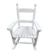Giga children's indoor or outdoor rocking chair, durable wood rocker for kids, with a smooth curved design and sturdy build.