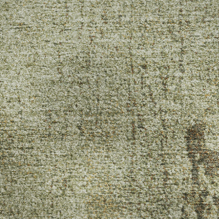 10' X 14' Abstract Washable Area Rug With UV Protection (707635) - Olive Green / Brown