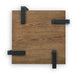 Signature Design by Ashley Weathermore rectangular cocktail table with a sleek wooden finish and modern design.