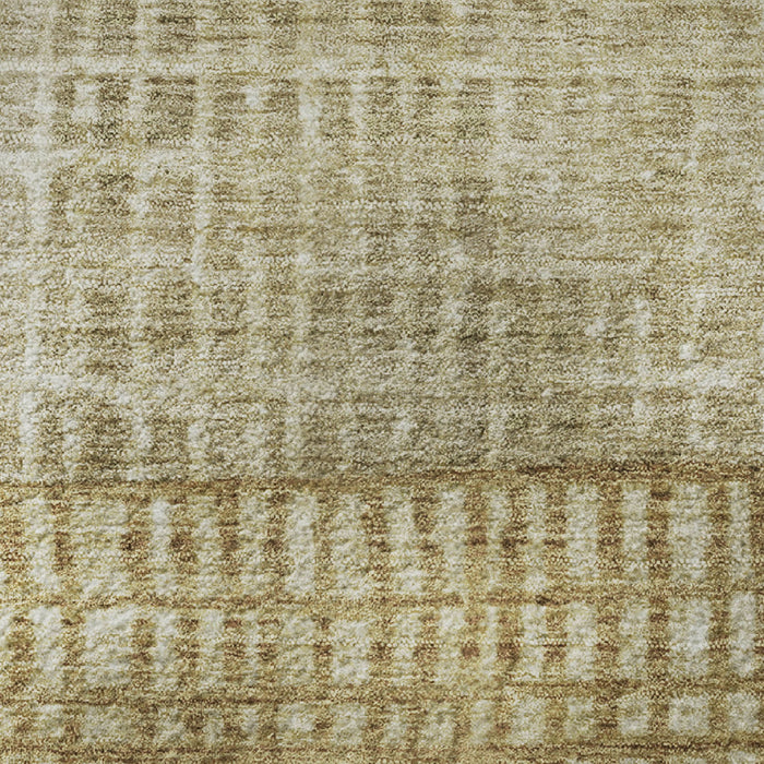 10' X 14' Geometric Washable Area Rug With UV Protection (705017) - Brown / Beige