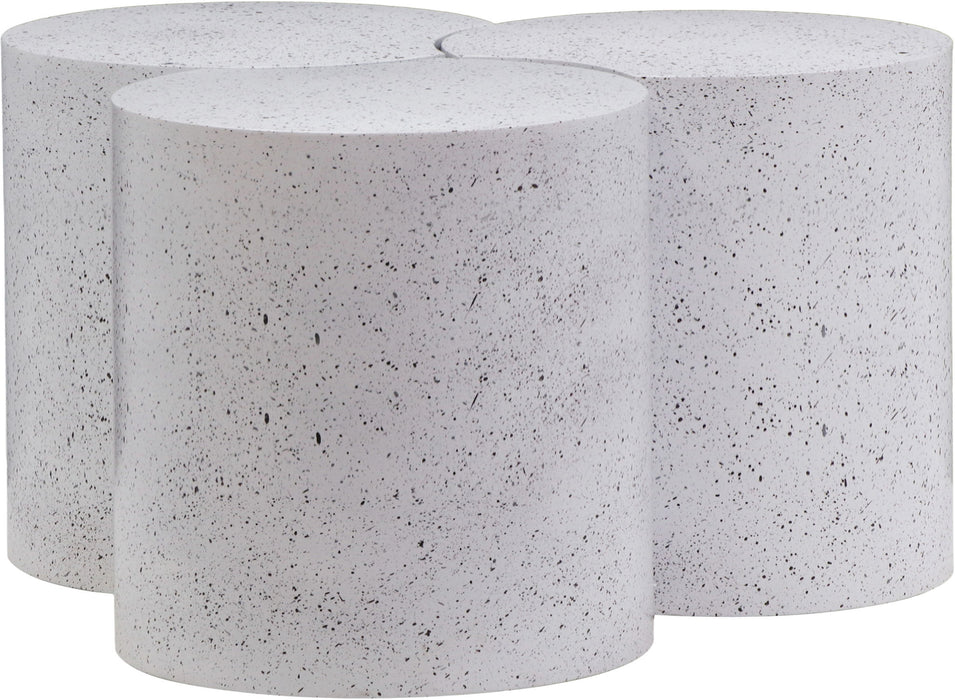 Dimple - 3 Piece Modular Coffee Table - Terazzo Finish