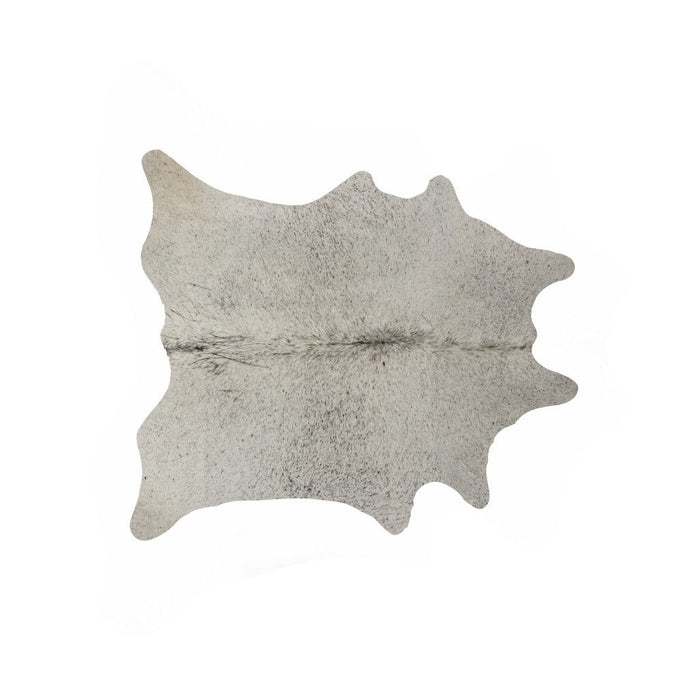 5' x 7' Cowhide Hand Knotted Area Rug - Light Gray