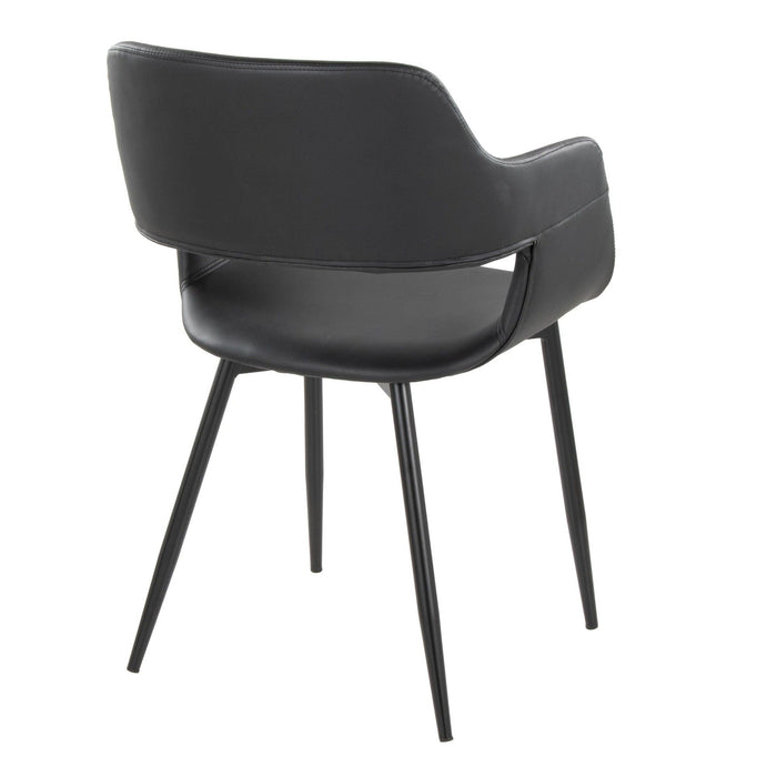 Margarite - Dining / Accent Chair - Black Metal (Set of 2)