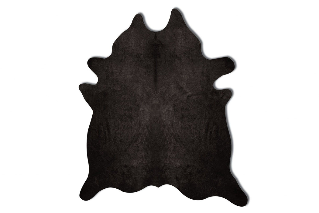 72" x 84" Cowhide - Rug - Black