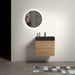 Giga Alice natural oak bathroom vanity with integrated sink, wall-mounted design, large storage, modern style, and one-piece basin.