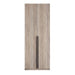 Manhattan Comfort Manhattan Lee wardrobe closet with hanging rod and shoe shelves, featuring modern wooden design.