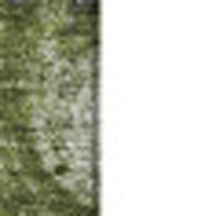 10' X 14' Abstract Washable Area Rug With UV Protection (650848) - Green / Gray / Ivory