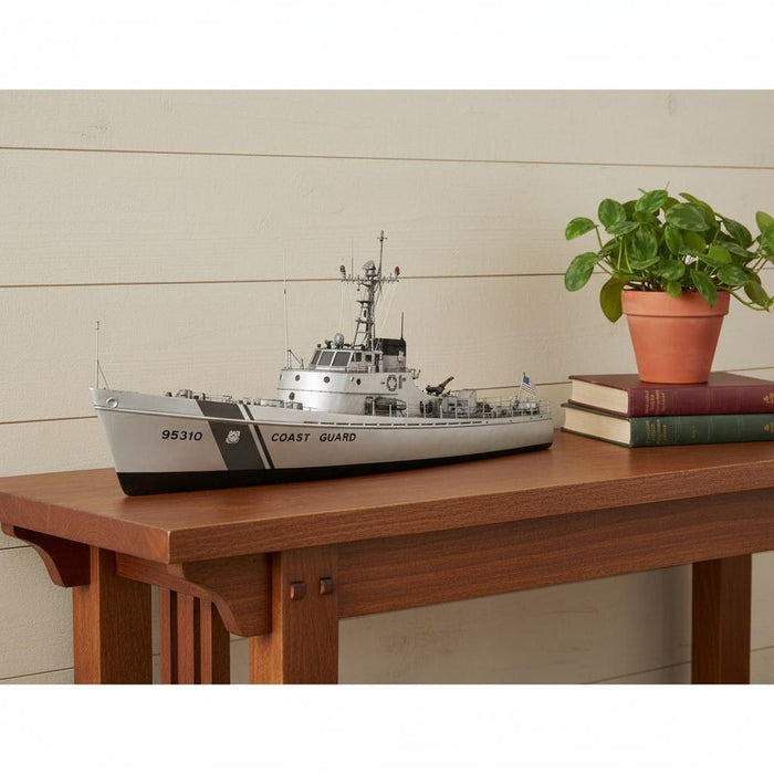 Hand Painted Model Boat (624573) - Gray