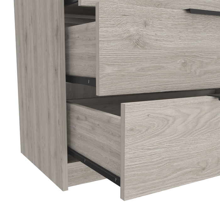 28" Three Drawer Dresser - Light Gray