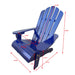 Giga outdoor or indoor children’s Adirondack arm chair with a classic design, perfect for kids' outdoor or indoor seating.