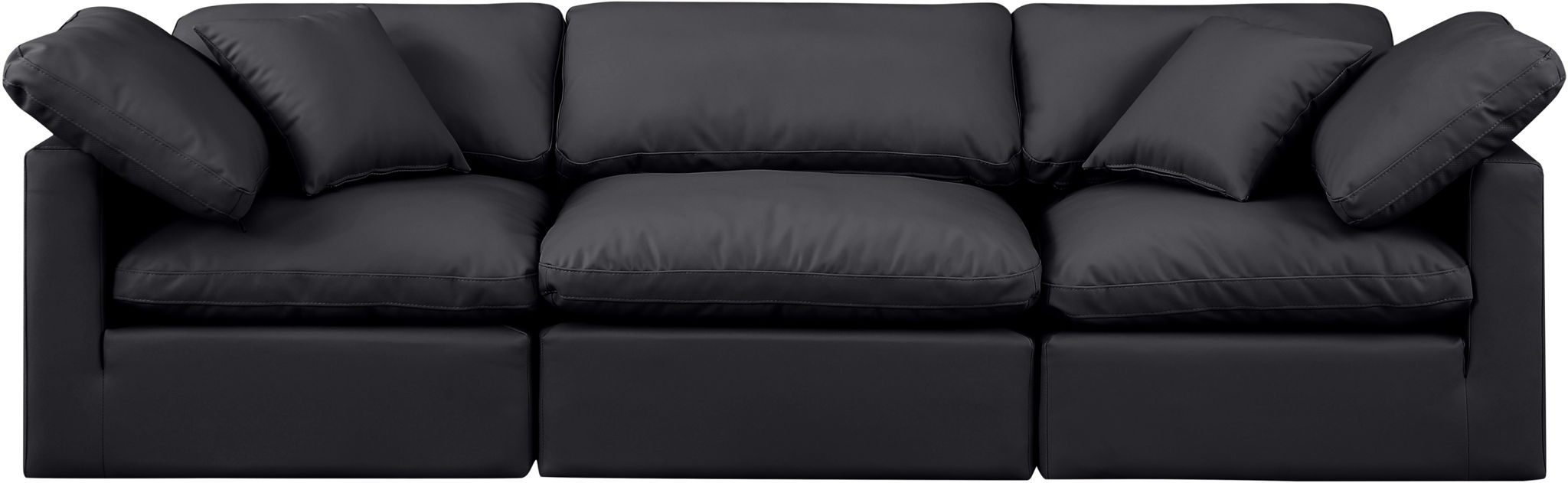 Indulge - Faux Leather 3 Seat Modular Sofa