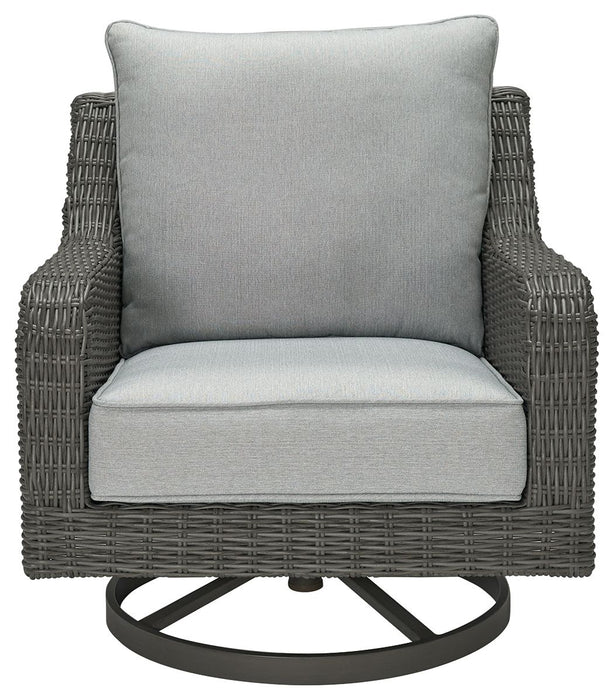 Elite Park - Swivel Lounge w/ Cushion - Gray
