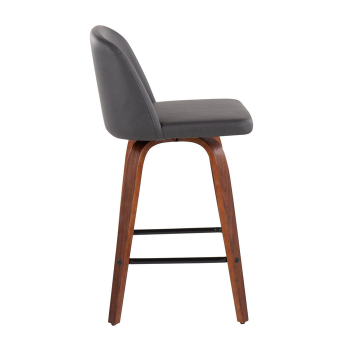 Tintori - Counter Stool With Square Footrest Set