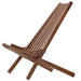 Giga folding wood chair with armless design, portable solid wood seat suitable for indoor or outdoor use in natural finish