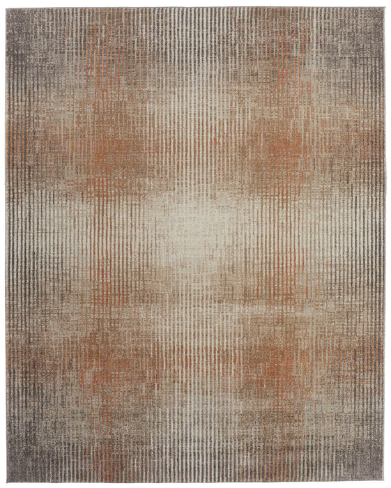 12' X 15' Abstract Area Rug - Ivory