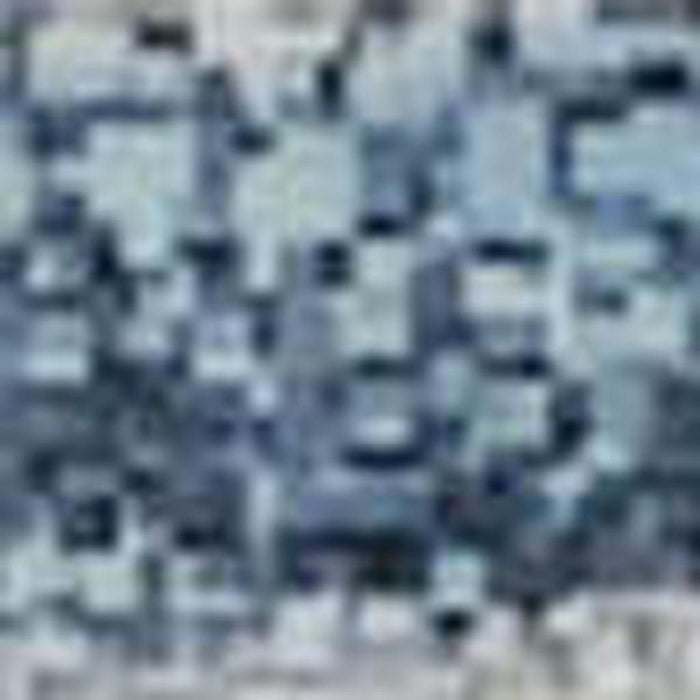 10' X 14' Geometric Washable Area Rug With UV Protection (710610) - Denim Blue / Ivory / Gray