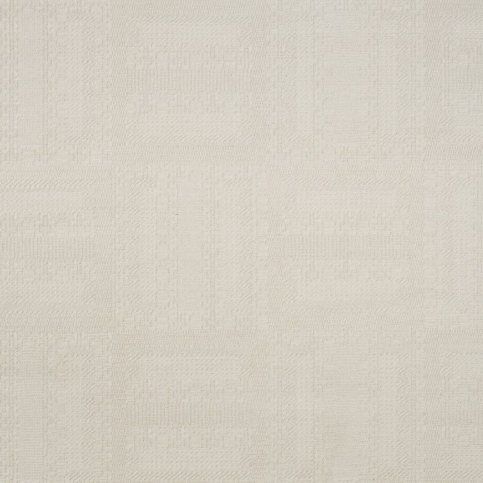 5' X 7' Geometric Power Loom Area Rug (572702) - Ivory
