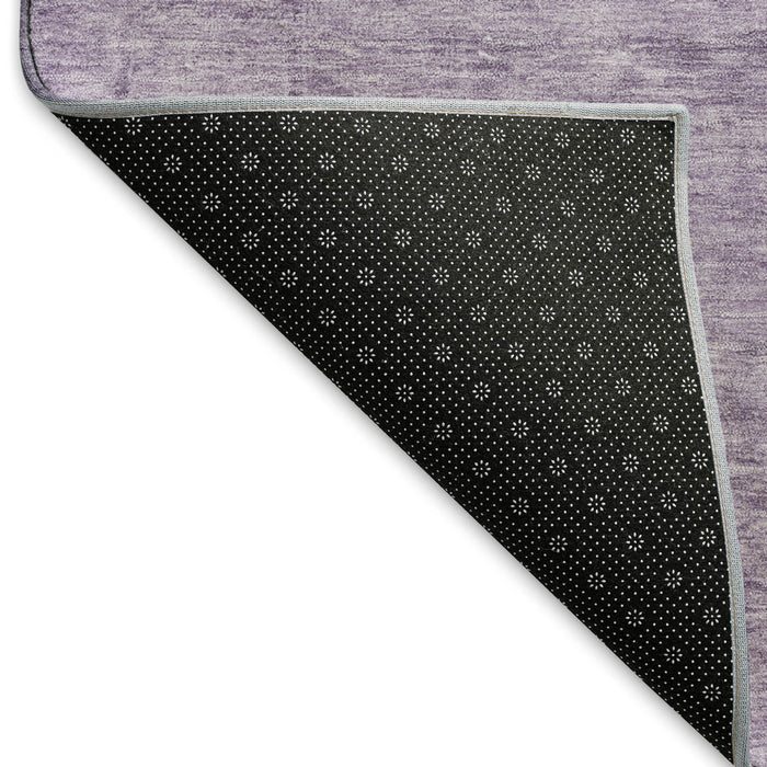 10' X 14' Oriental Washable Area Rug With UV Protection (695966) - Plum / Lavender