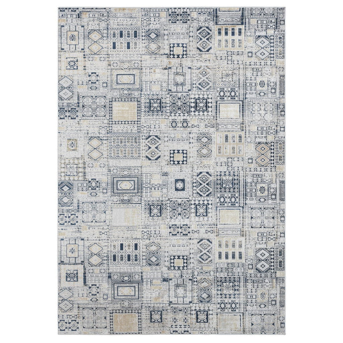 10' X 14' Ikat Area Rug - Ivory