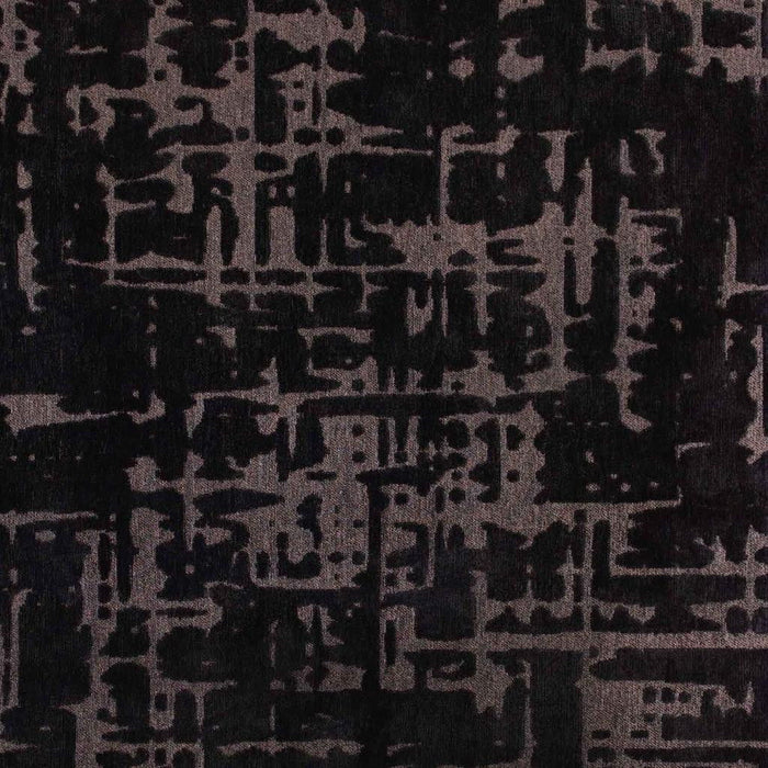 6' X 8' Abstract Washable Area Rug (548683) - Black / Gray