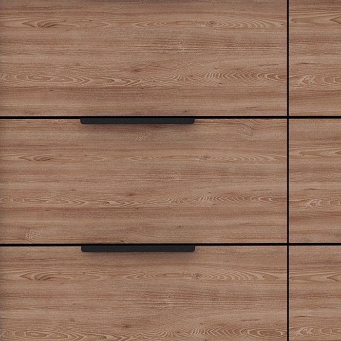 Modern Rustic Dresser - Black / Natural