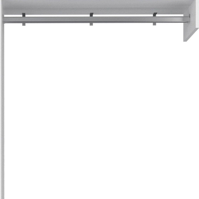 59" Manufactured Wood Closet System - White