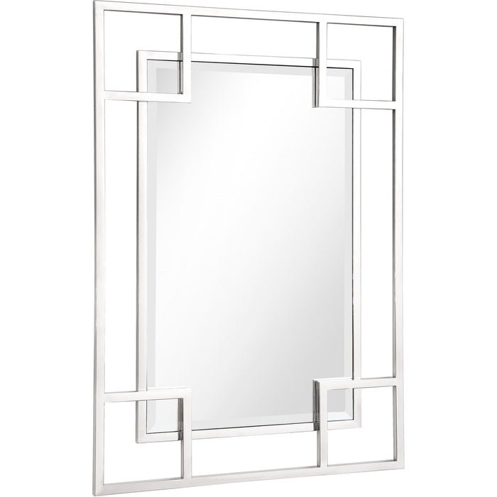 42" Framed Accent Mirror - Silver