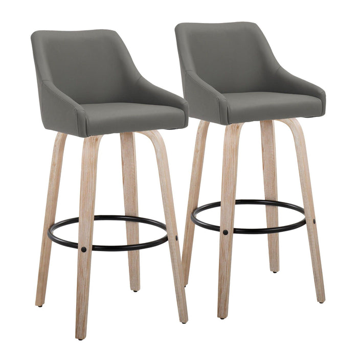 Hannah - 30" Fixed-Height Barstool With Swivel (Set of 2)