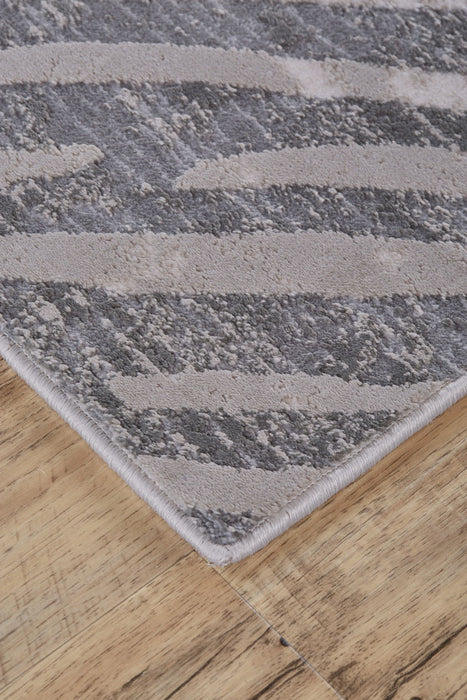 12' x 15' Abstract Area Rug - Dark Gray
