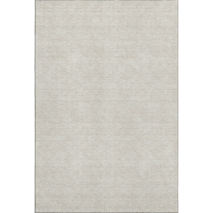 10' X 14' Geometric Washable Area Rug With UV Protection (682823) - Beige / Ivory