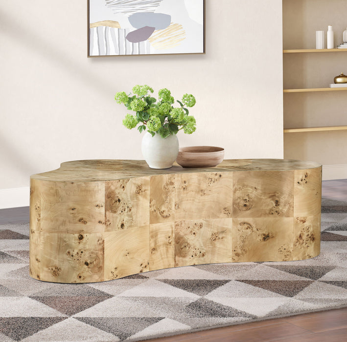 Zaire - Burl Wood Coffee Table