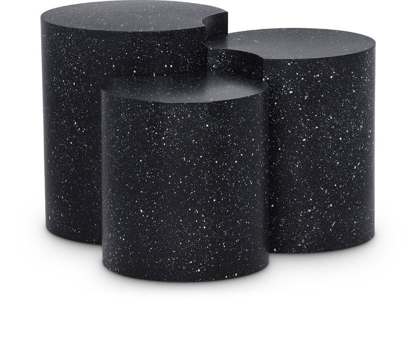 Dimple - 20" 3 Piece Modular End Table - Terazzo Finish