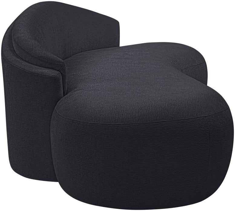 Caspian - Chenille Fabric Upholstered Loveseat