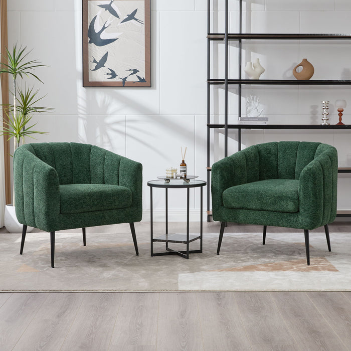 Vanity Barrel Accent Lounge Chair