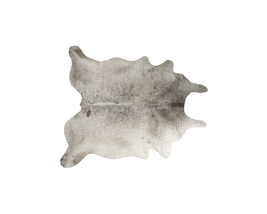 5' x 7' Cowhide Hand Knotted Area Rug - Taupe And Ivory