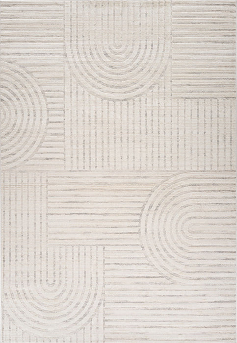 9' X 12' Abstract Area Rug (619351) - Cream / Beige