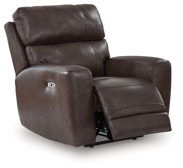 Crossplex - Power Recliner / Adjustable Headrest - Smoke