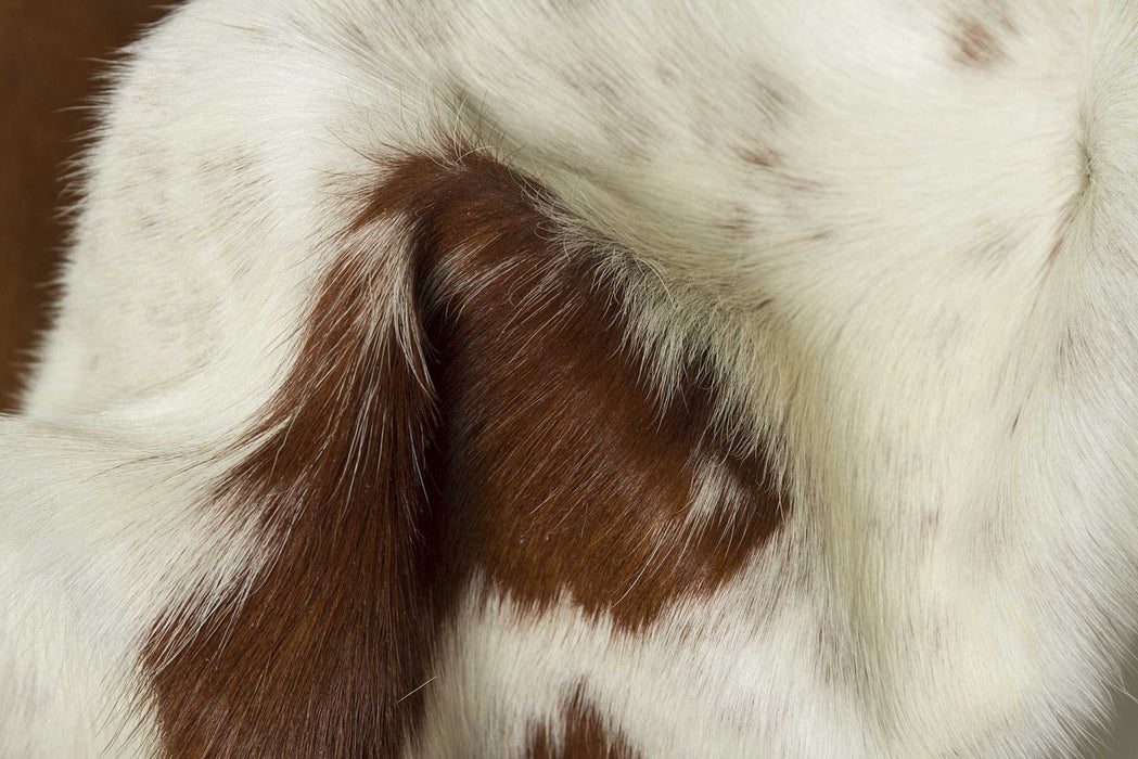 6' x 7' Cowhide Rug - White And Brown