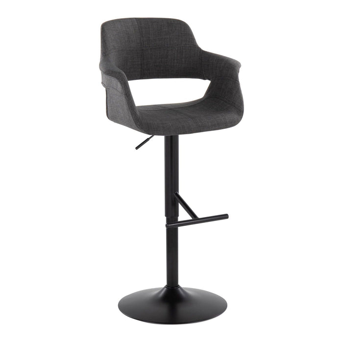 Vintage Flair - Adjustable Barstool (Set of 2) - Black