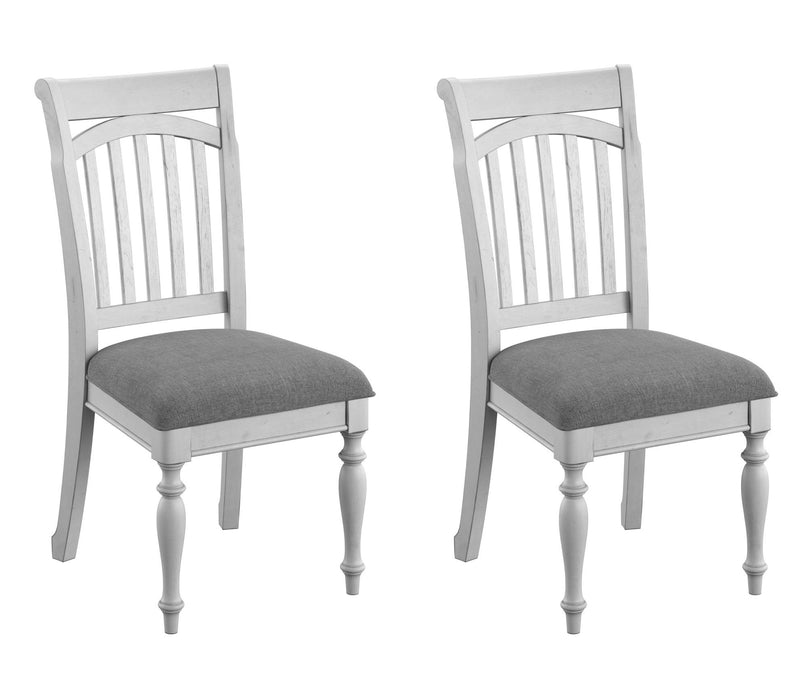 Slat Back Dining Chairs (Set of 2) - Gray