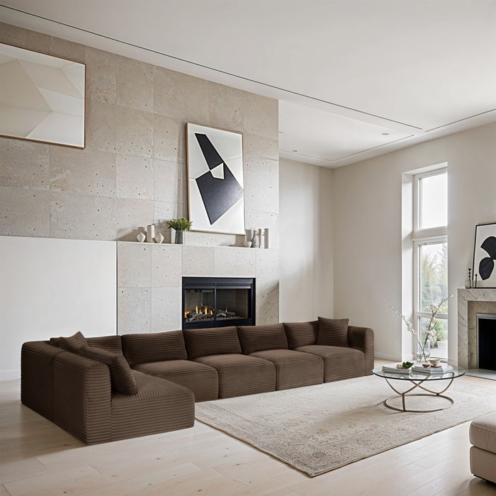 Shaggy - 6 Piece Modular Sectional