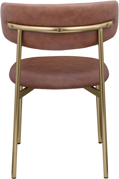 Lupita - Dining Chair With Brushed Gold Legs (Set of 2)